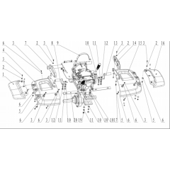 Tine Shield Assembly for TF 545D
