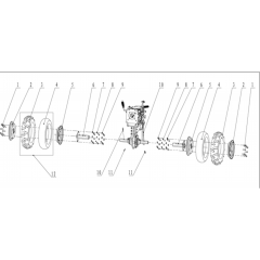 Wheels & Tyres for Husqvarna TF 545D