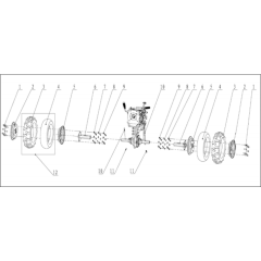 Wheels & Tyres for Husqvarna TF 545P