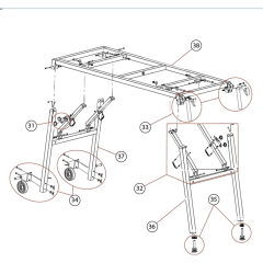 Feet Assembly for TR232L
