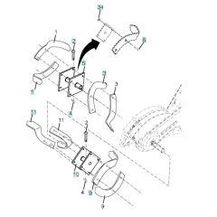 Tine Assembly for Husqvarna TR 314C