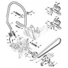 Stihl Disc Cutter Clutch Handlebar