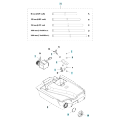 Water Tank Assembly for TS 70