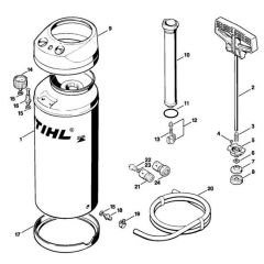 Water Tank for Stihl TS760