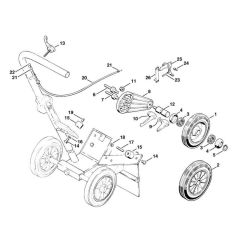 Stop Depth Wheel Cart for TS760