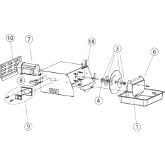 Main Frame Assembly for TT180BM