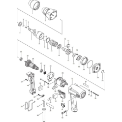Makita TW0200 Main Assembly