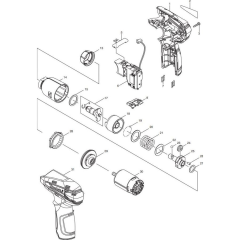 Makita TW100DZ Main Assembly