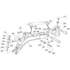 Boom Assembly for Kubota U10-3