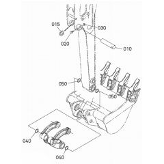 Bucket Assembly for Kubota U15