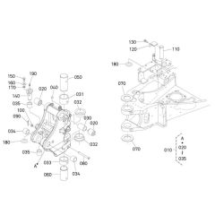 Kingpost Assembly for Kubota