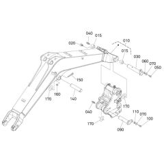 Boom Assembly for Kubota U25-3a