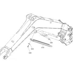 Cylinder Cover for Kubota U25S