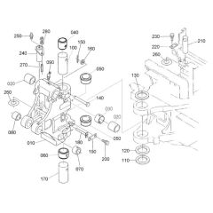 Kingpost Assembly for Kubota