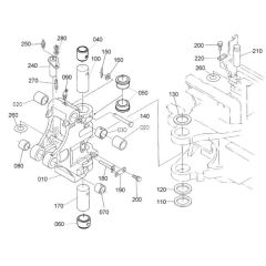 Kingpost Assembly for Kubota U35-3