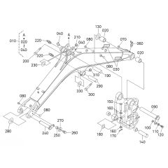 Boom Assembly for Kubota U35-4