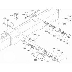 Track Roller Assembly for Kubota