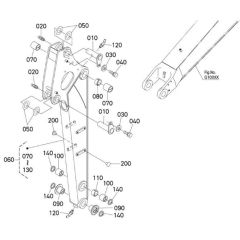 Dipper Arm Assembly for Kubota