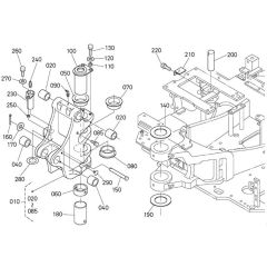 Kingpost Assembly for Kubota U50-5