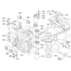 Kingpost Assembly for Kubota U55-4