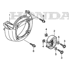 Fan Cover & Clutch for Honda