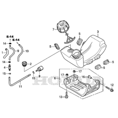 Fuel Tank for Honda UMC435A