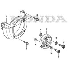 Fan Cover & Clutch for Honda