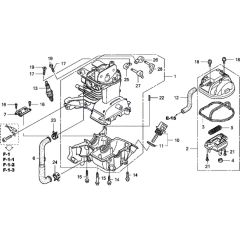Crankcase Cylinder Head Assembly