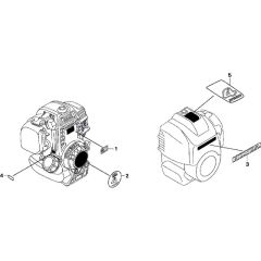 Decal Assembly for Honda UMK425LE