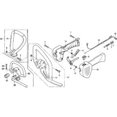 Throttle Lever Assembly for Honda