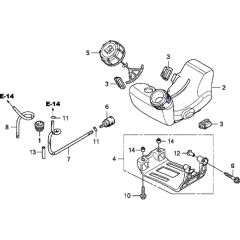 Fuel Tank Assembly for Honda