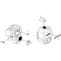 Decal Assembly for Honda UMK435UE