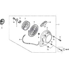Recoil Starter for Honda UMK435UE
