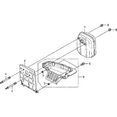 Muffler Assembly for Honda UMK435UE