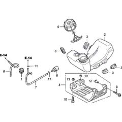 Fuel Tank Assembly for Honda