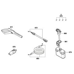 Bosch UniversalAquatak 125 Assembly