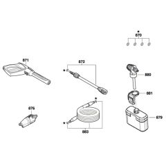 Bosch UniversalAquatak 130 Assembly