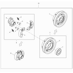 Clutch Assembly for Wacker VP1030R