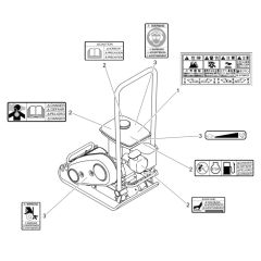 Wacker VP1035R Decals