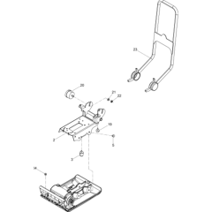 Vibration Plate for Wacker VP1135A