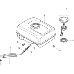 Fuel Tank Assembly for Wacker VP1135A
