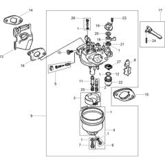 Carburetor Assembly for Wacker