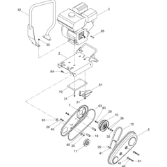 Drive Assembly for Wacker VP1550A