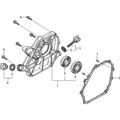 Crankcase Cover for Wacker VP1550A