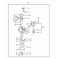 Carburettor Assembly for Wacker VP1550R
