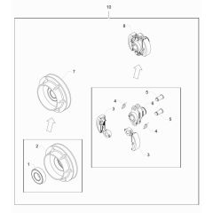 Clutch Assembly for Wacker VP1550W
