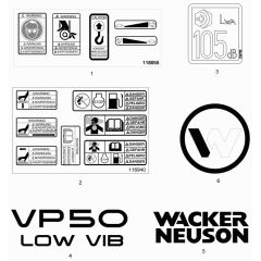 Decals for Wacker VP50X