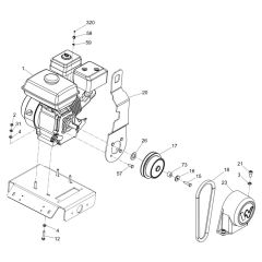 Drive Assembly for Wacker VPH70