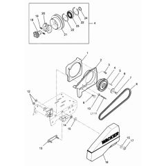 Drive Assembly for Wacker VPX1740