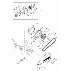 Drive Assembly for Wacker VPX1750
